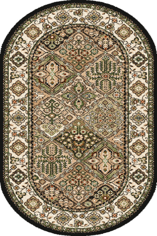 Dywan FD Standard Bergenia Oliwka Owal-