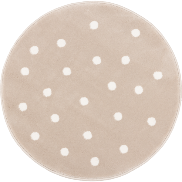 Dywan FD Lush Grochy Jasny Beż Koło-