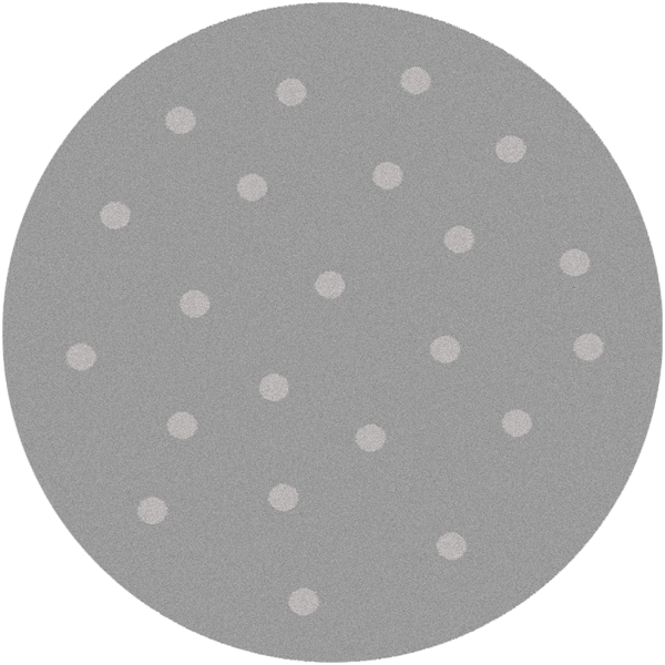 Dywan FD Lush Grochy P Popiel Koło-