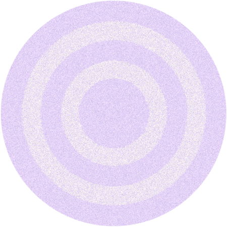 Dywan FD Lush Lila Liliowy Koło-