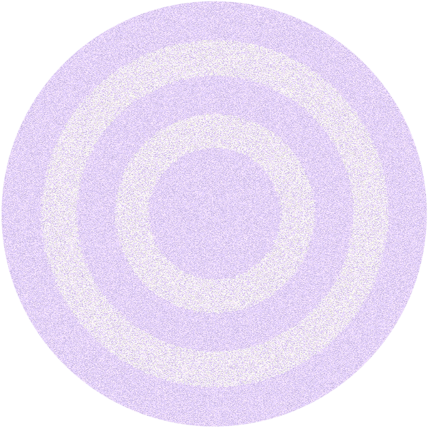 Dywan FD Lush Lila Liliowy Koło-